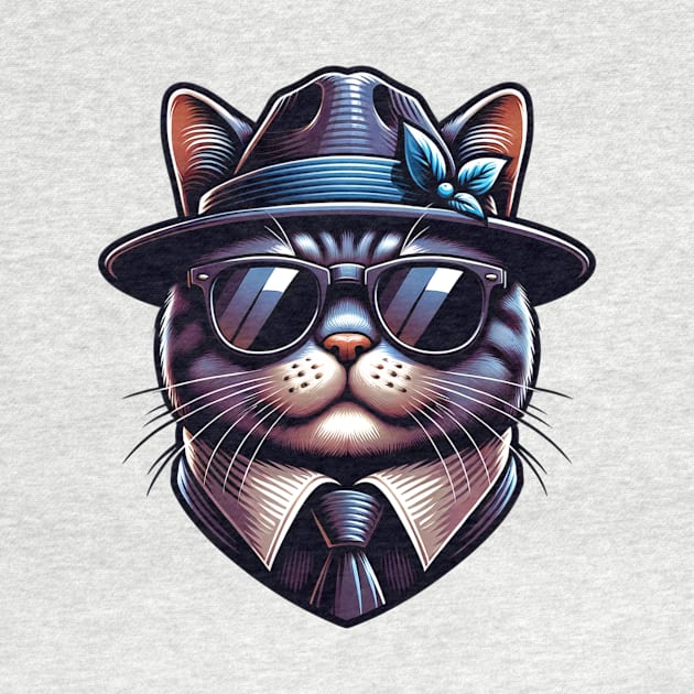 Gangster Cat by PopularDesigns